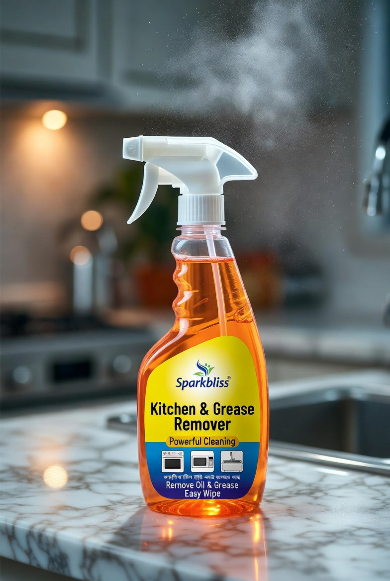 SparkBliss Kitchen Grease Cleaner Spray 450ml | Grill & Exhaust Fan | গ্রিজ ক্লিনার