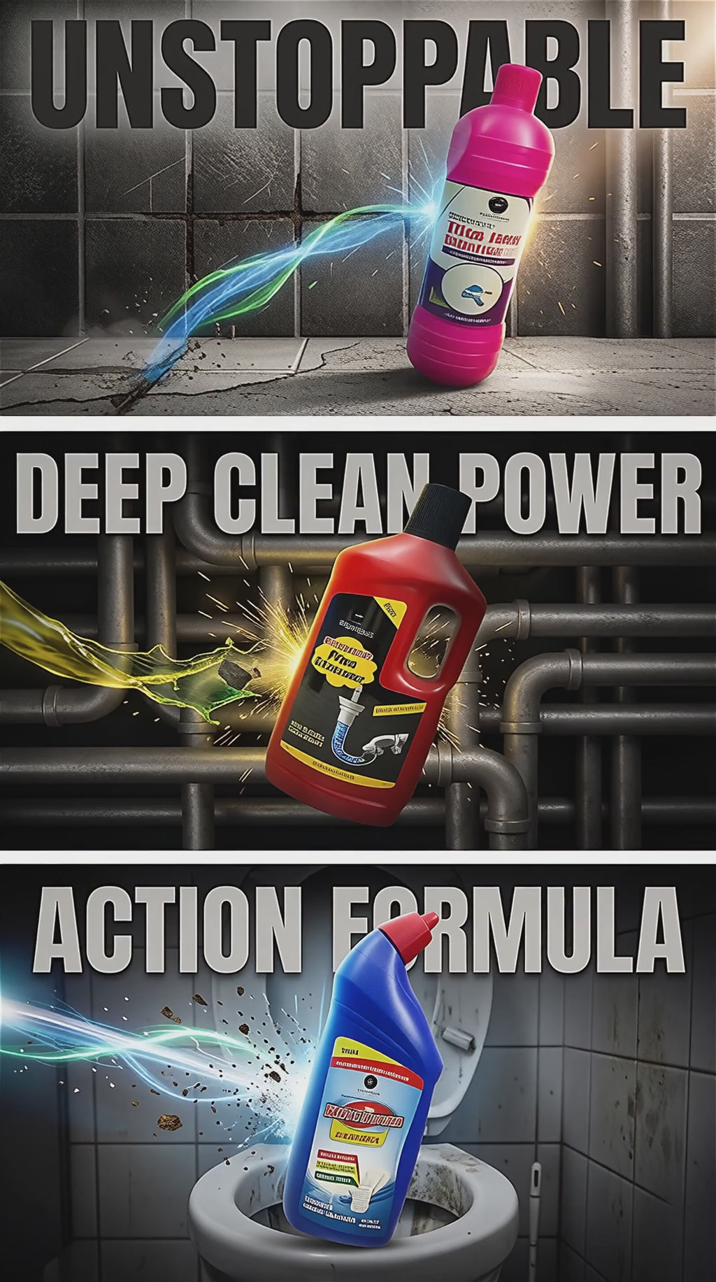 SparkBliss Drain Pro 1000ml | Powerful Sink & Pipe Cleaner | Damp Proof | ড্রেইন ক্লিনার